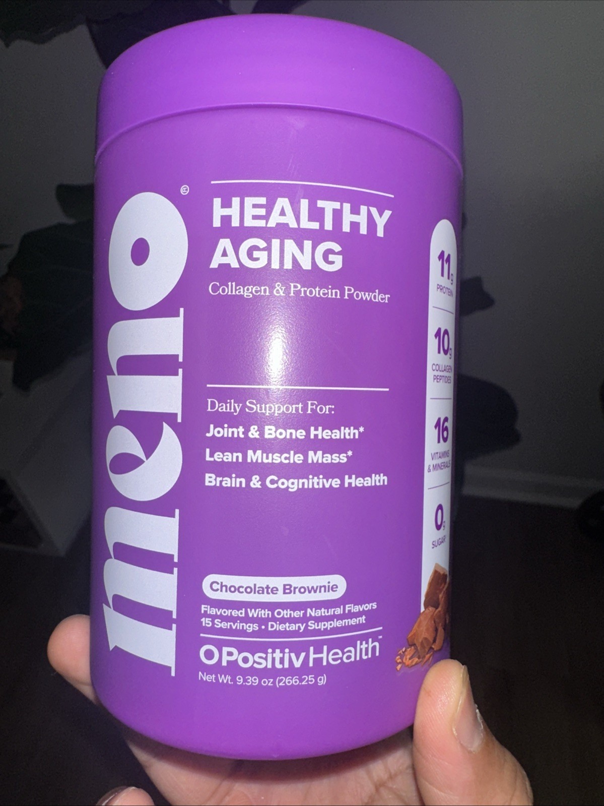 MENO Healthy Aging Collagen & Protein Powder – Support 9.39 Ounce (Pack of 1)