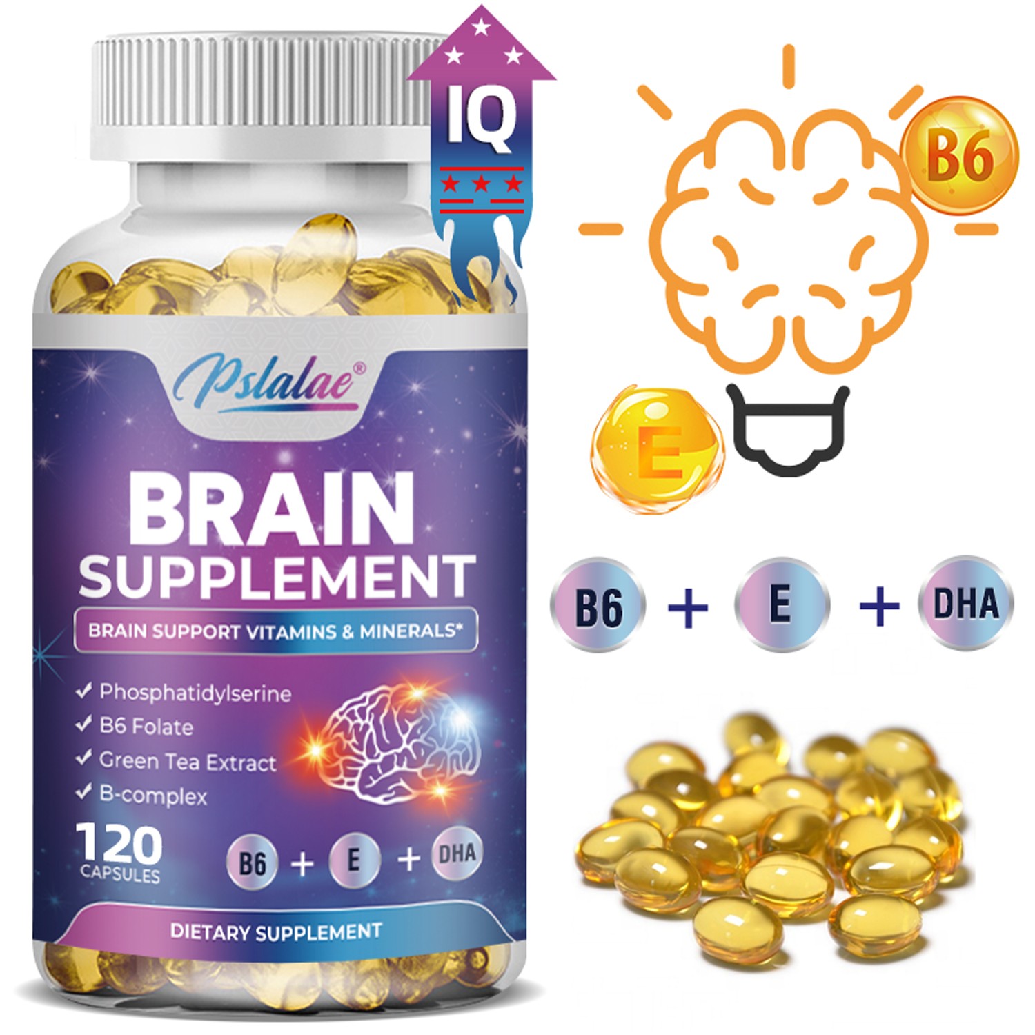 Brain Supplement – Nootropic Booster, Focus, Clarity, Energy and Memory Support