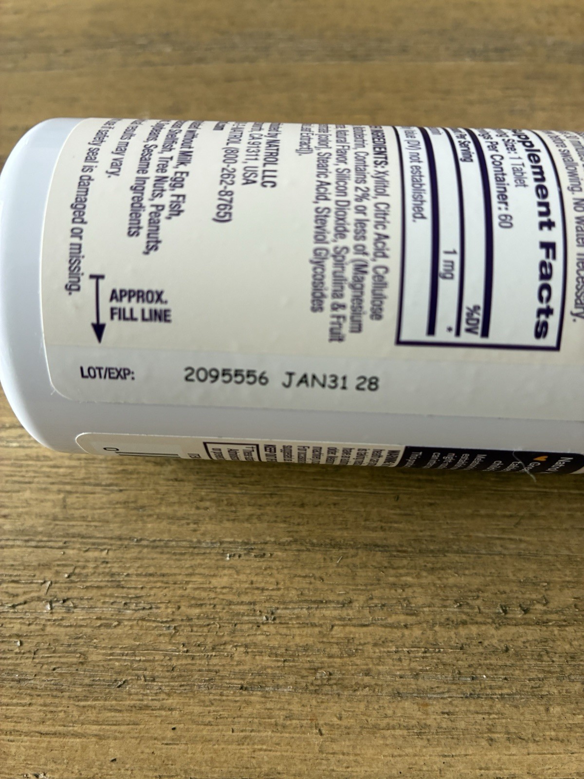 2 Natrol Fast Dissolve Melatonin 3 Mg Melatonin Supplements 60 Each Exp: 01-2028
