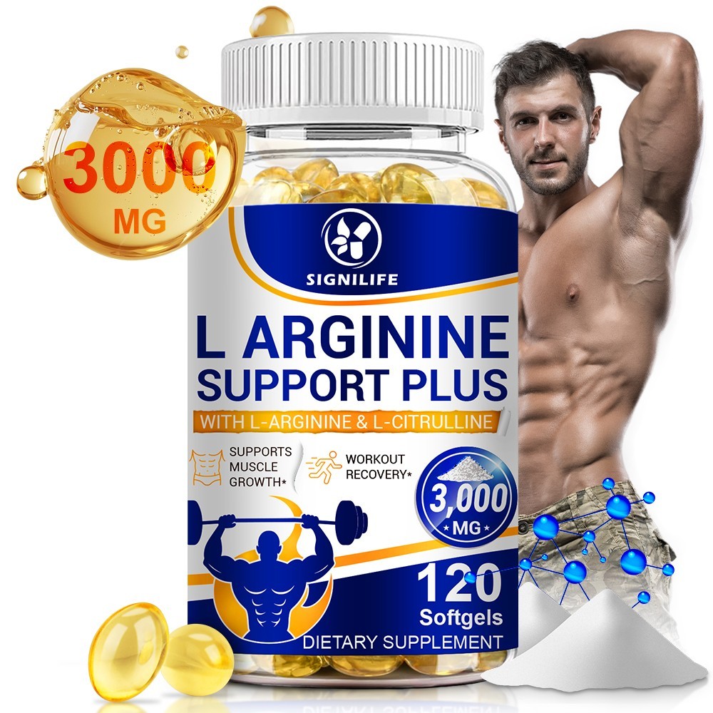 Nitric Oxide Booster Supplement L-Arginine 3000mg Highest Potency Muscle Pump