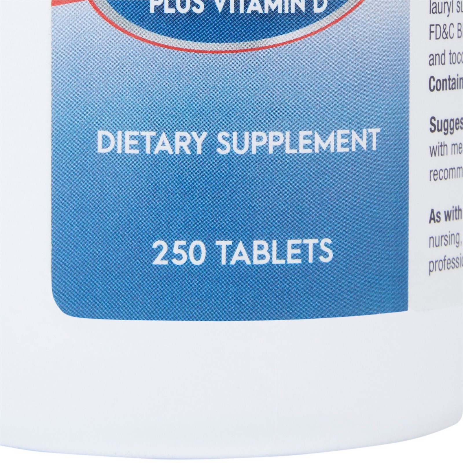 Geri-Care Calcium Tablet 200 IU – 500 mg 742-25-GCP 1 Bottle 250 per Bottle