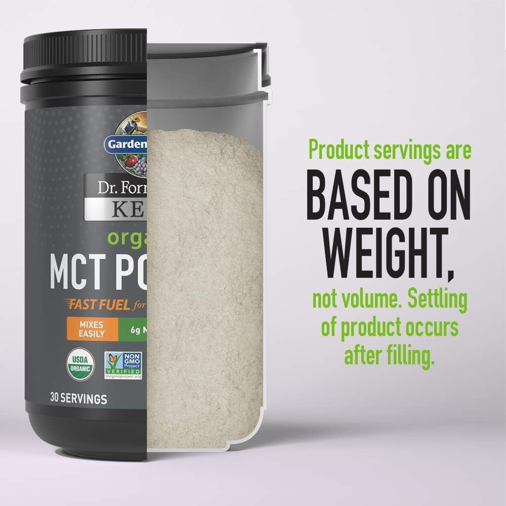 Dr. Formulated Keto Organic MCT Powder – 30 Servings, 6g MCTs from Coconuts p…