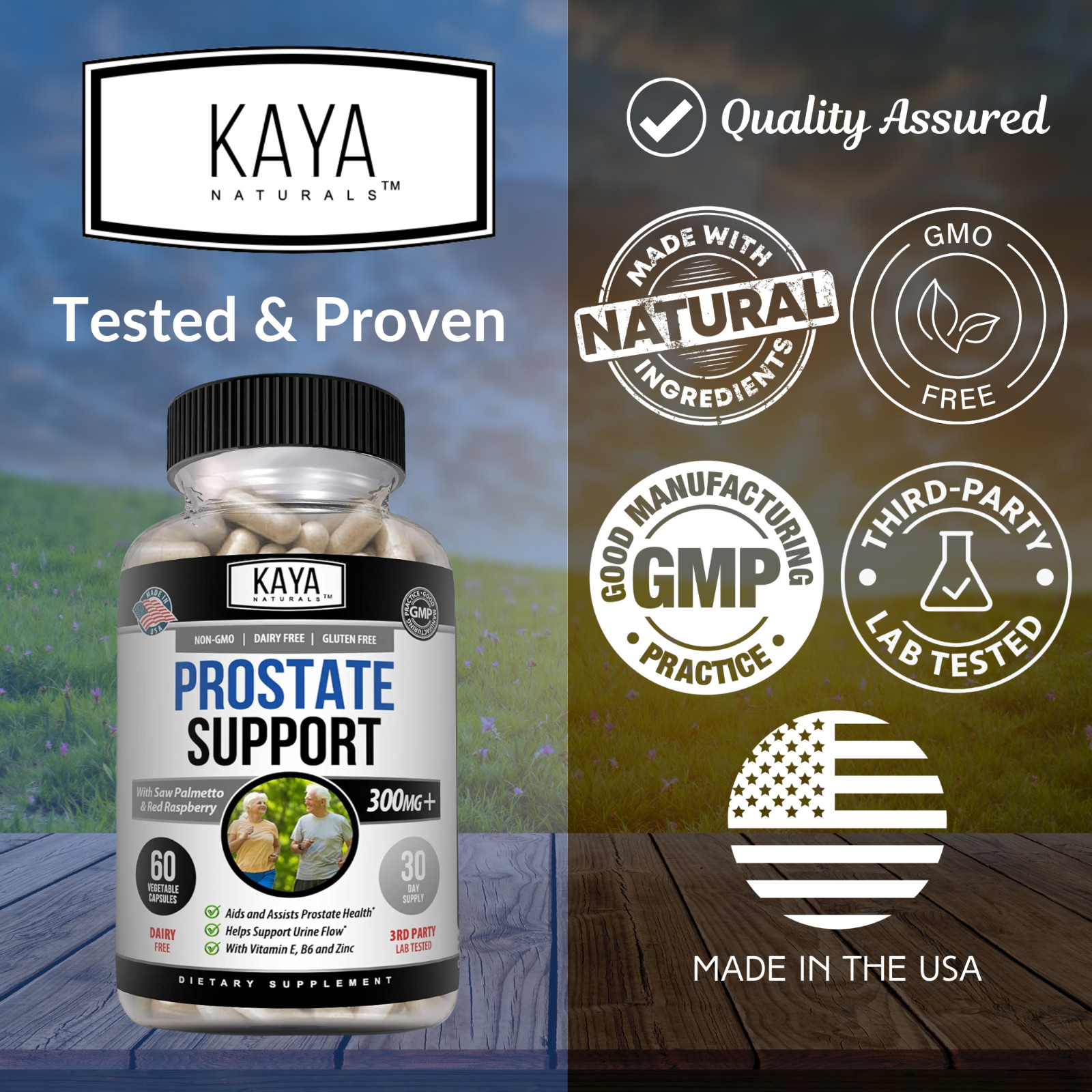 Prostate Health Supplement 180ct DHT & Beta Blocker Bladder Health Control