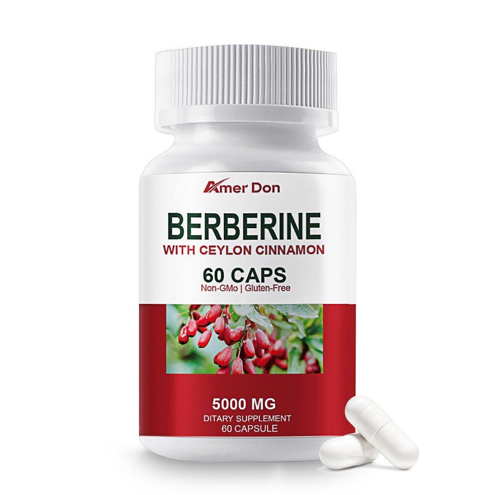 Berberine HCl 1200mg – 2 Bottles High Potency Berberine – Blood Sugar Support