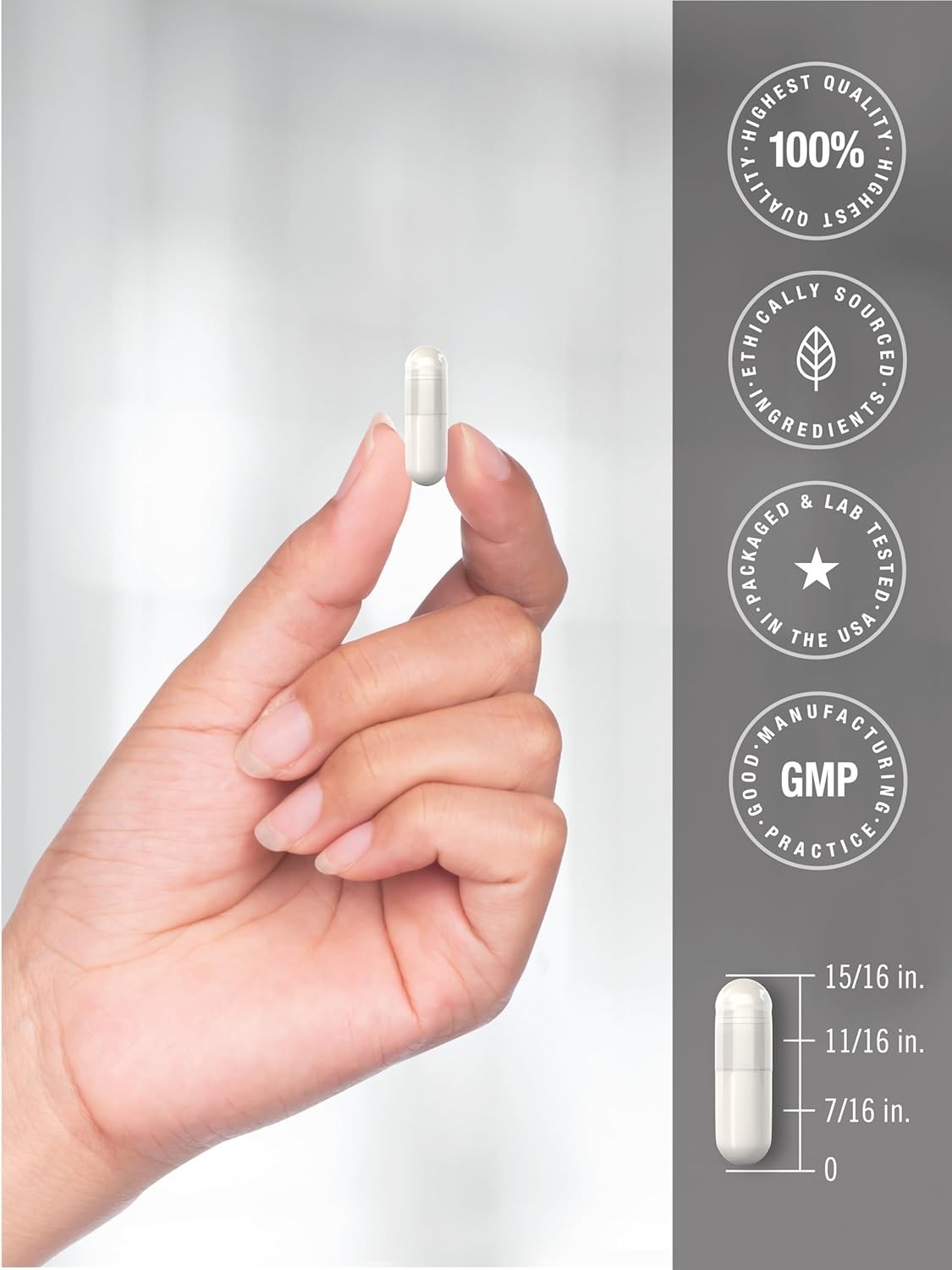 Magnesio 3 en 1 (Malato, Quelato de Bisglicinato, Citrato) Pack of 60 | 1340mg
