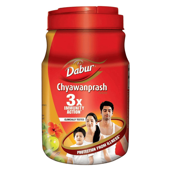Dabur Chyawanprash 3X Immunity Action Ayurvedic Health Supplement Family Pack 2k