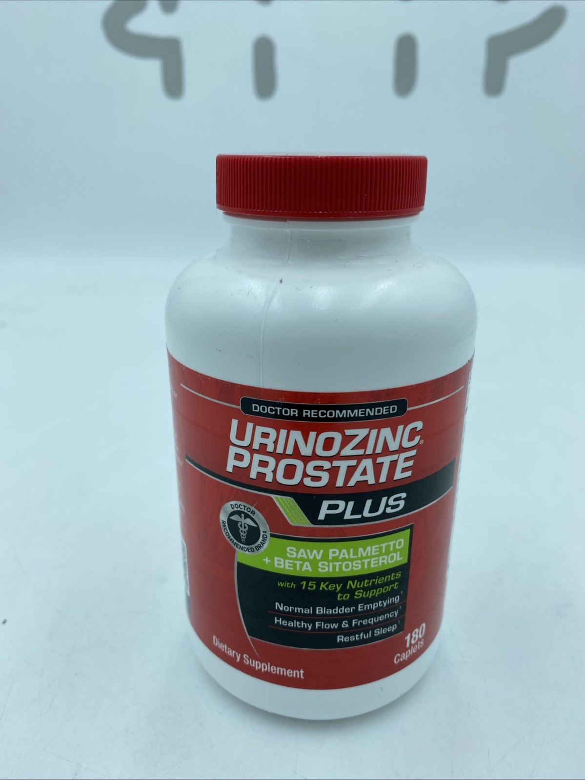 URINOZINC PROSTATE PLUS Saw Palmetto + Beta Sitosterol – Exp 11/27+