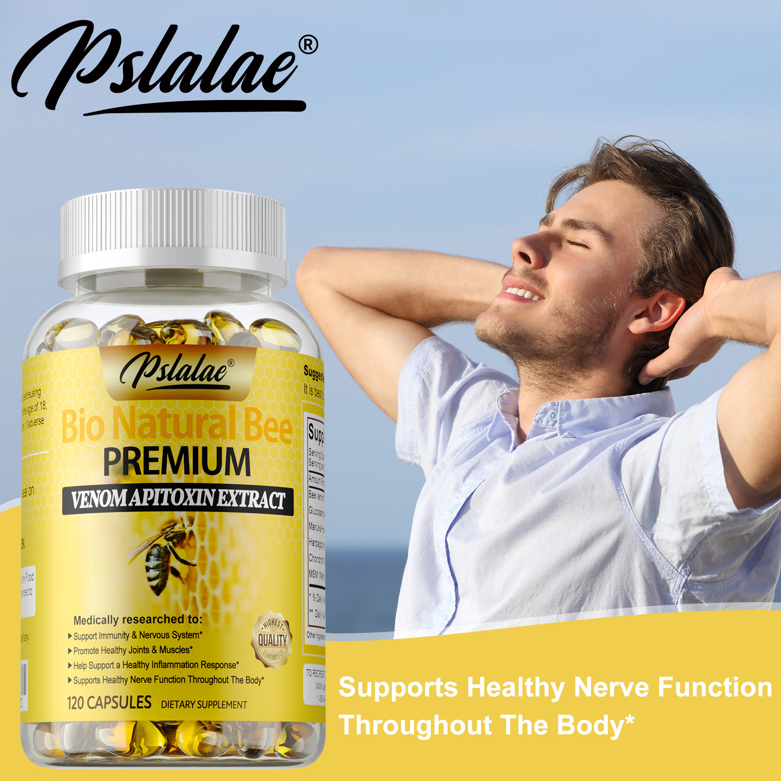 Bio Natural Bee Premium – Promote Joint Health and Increase Muscle Strength