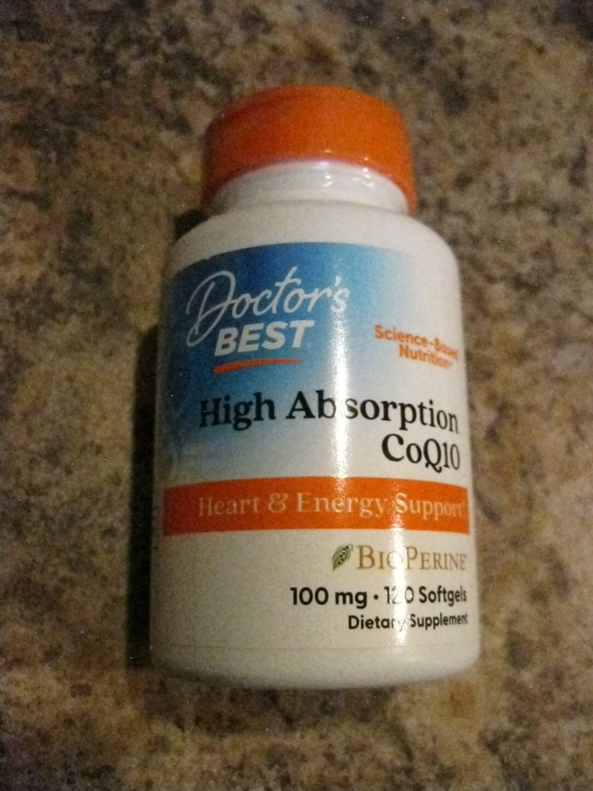 2x Doctor’s Best CoQ10 100mg 120 Softgels High Absorption Exp 11/27 (Lot#L151)