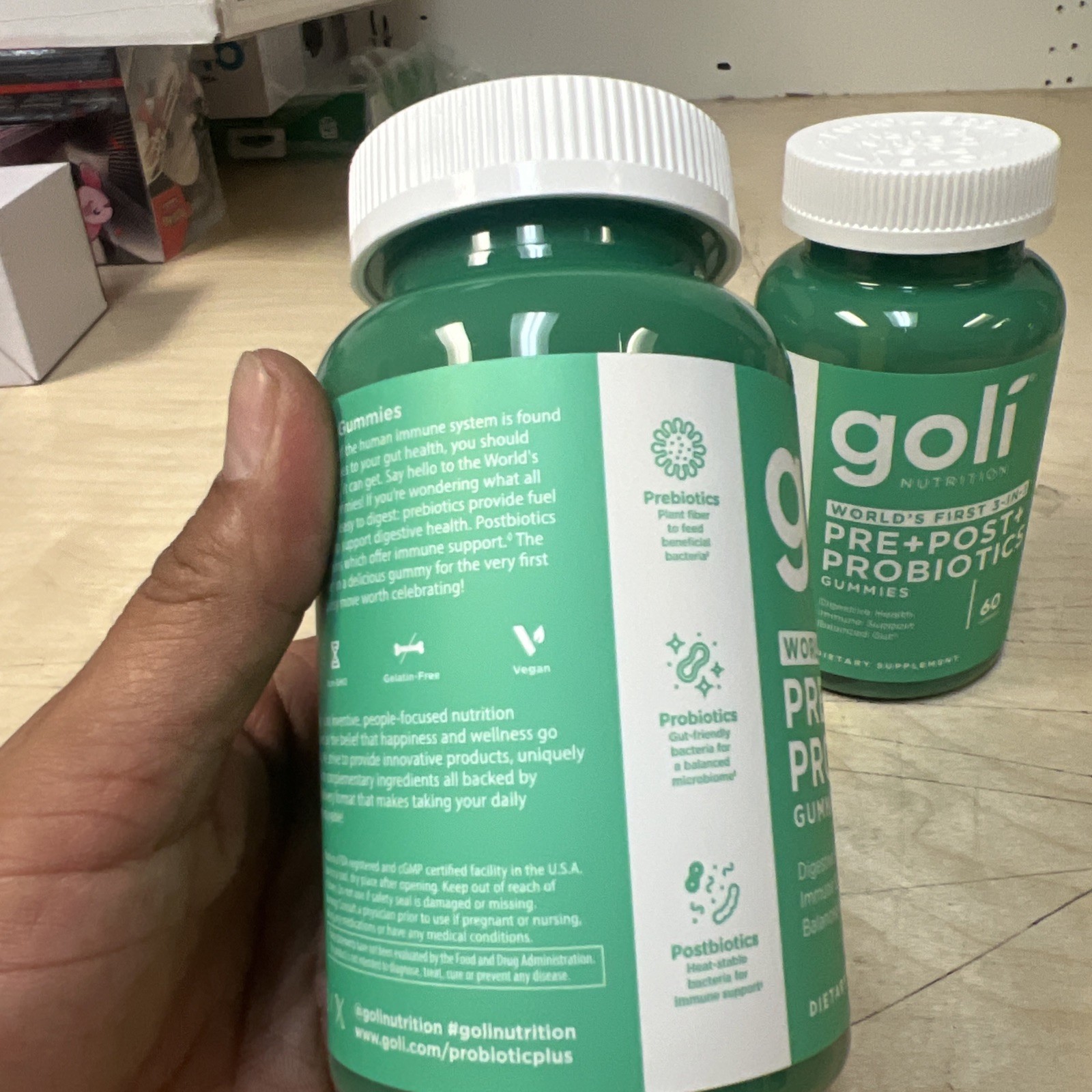 3 Pack Goli PRE + POST + PROBIOTICS Digestive Health Immune Support 180 09/2027