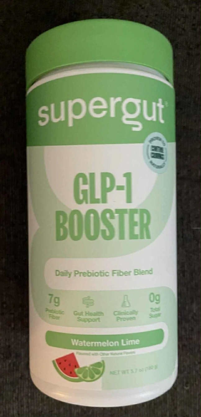 Supergut Gut Healthy Daily Prebiotic Fiber Blend Watermelon Lime EXP 6/16/2027