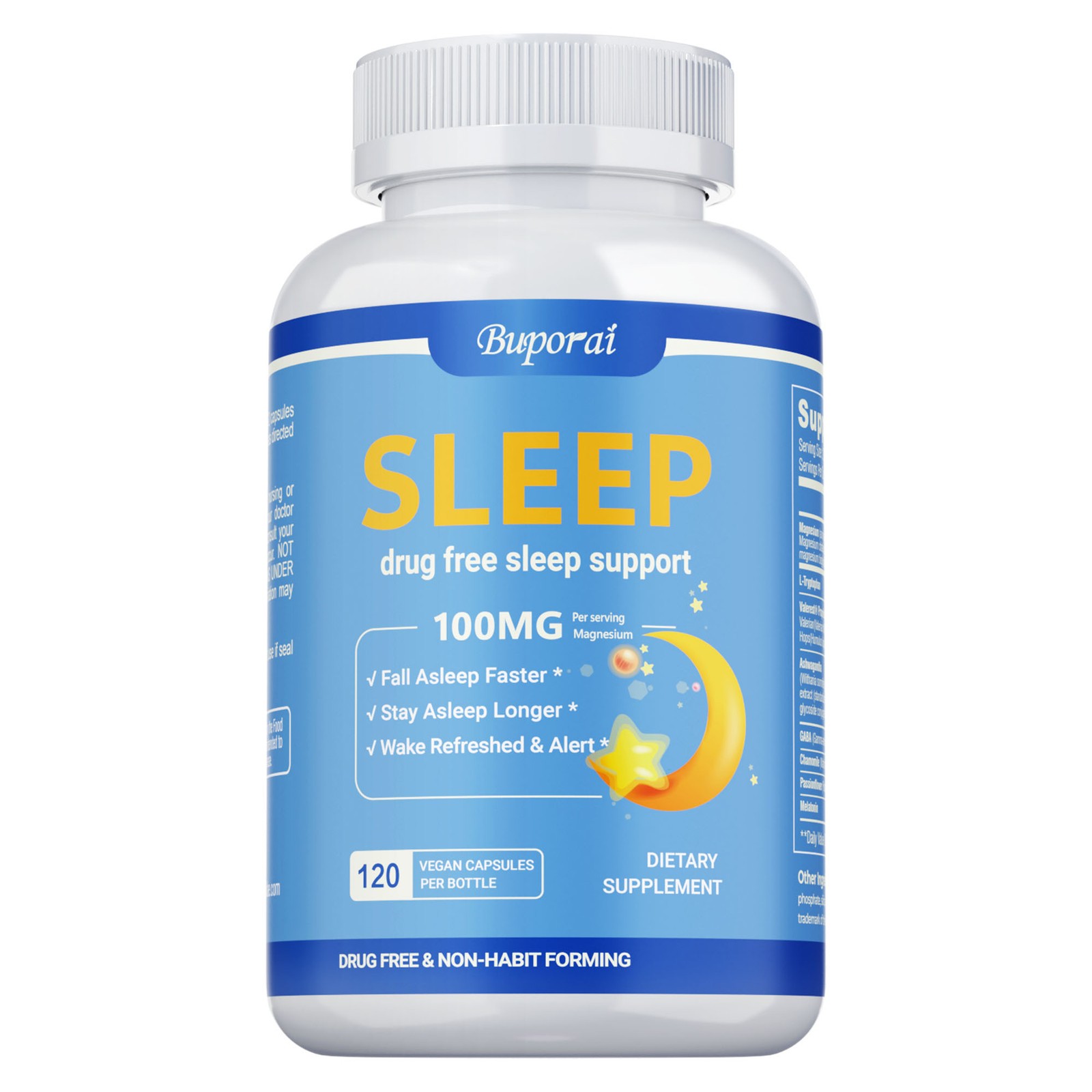 Sleep Capsules – Melatonin, Promotes Sleep and Relieves Anxiety and Stress
