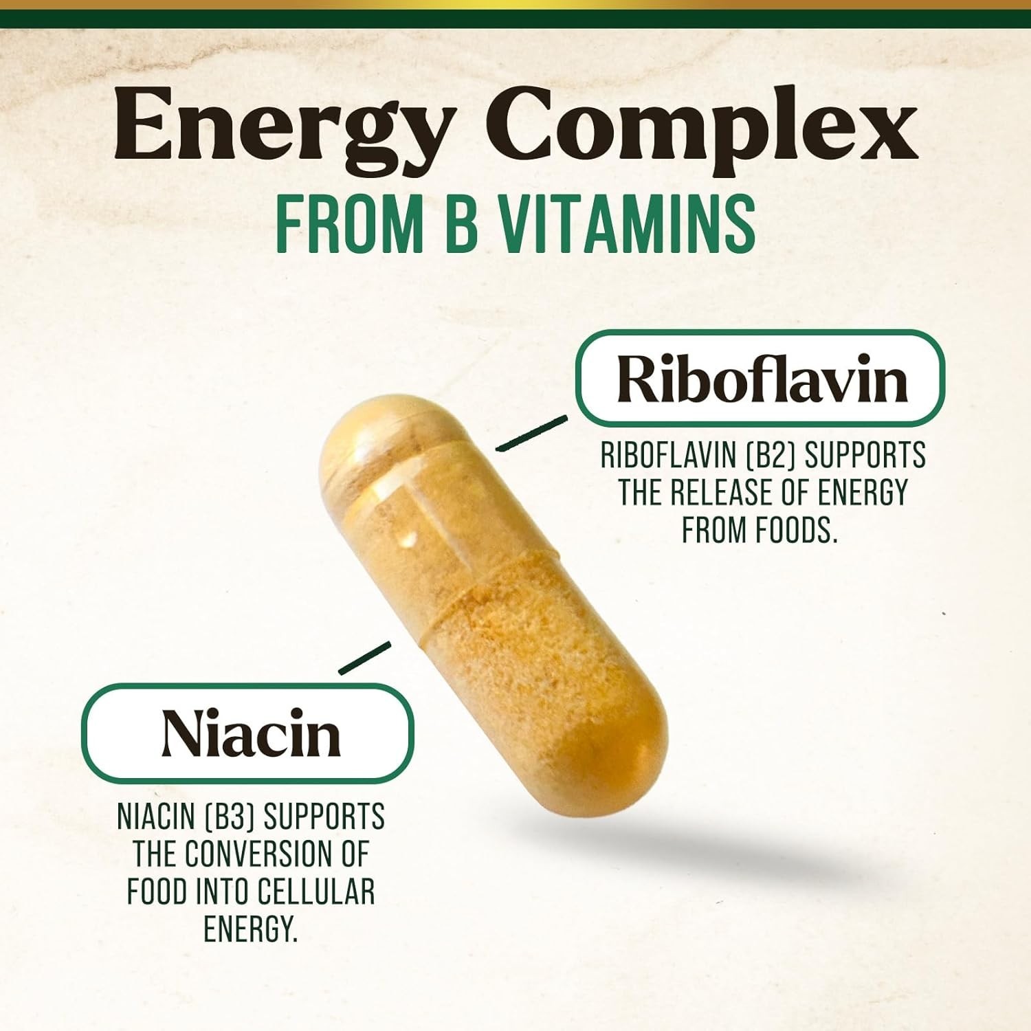 B Complex Vitamin Supplement 1000mcg – 3X Strength with Vitamin C & Folic Acid