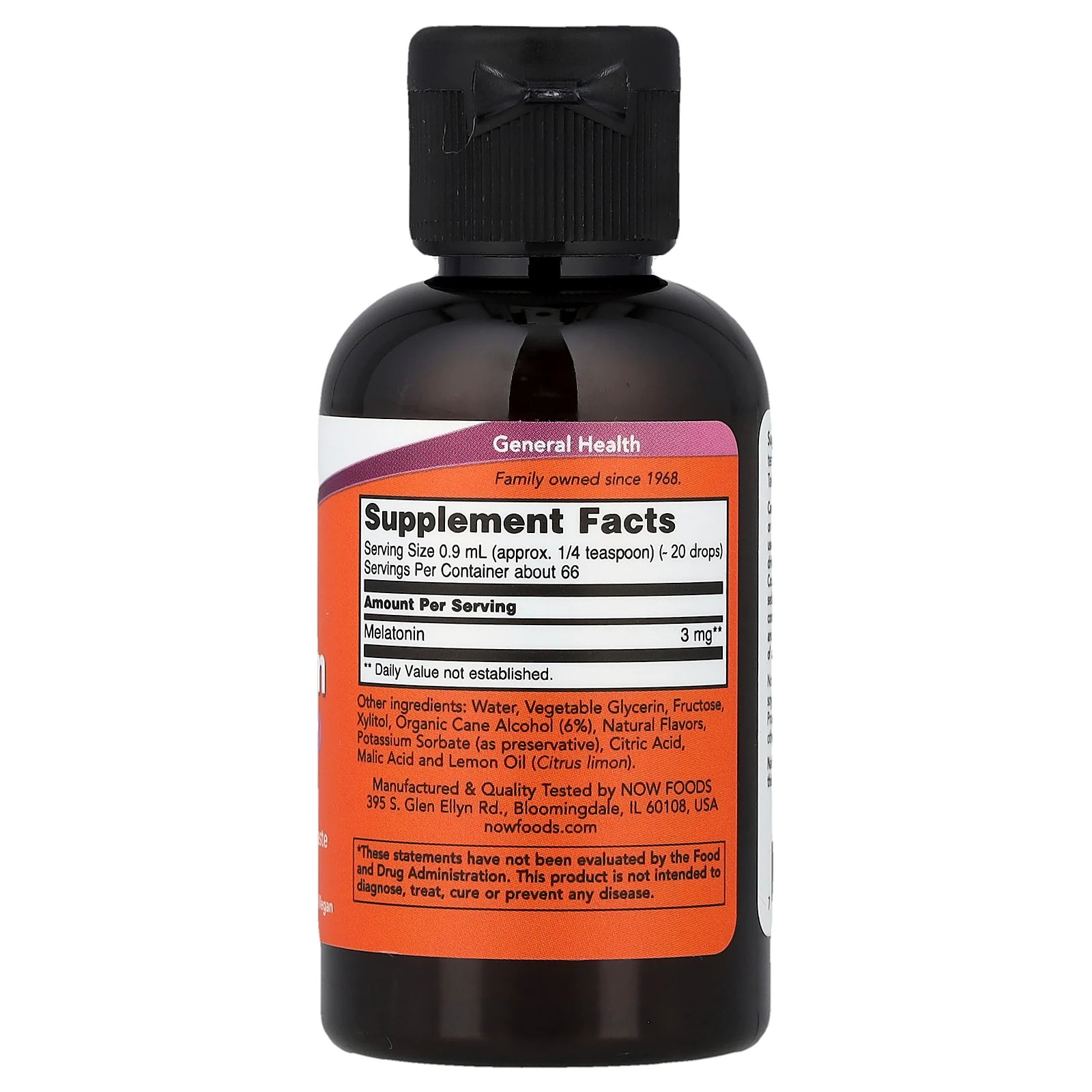Liquid Melatonin, 2 fl oz (59 ml)