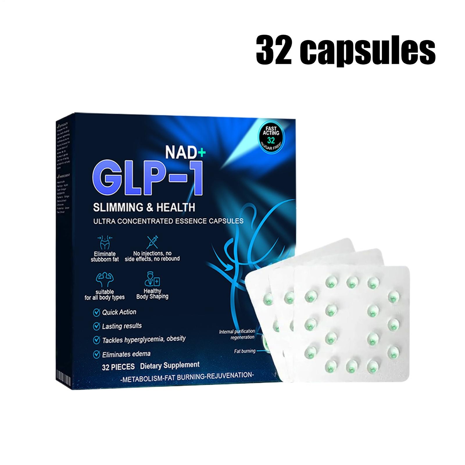 Gut Support Health PEAKA GL P – 1 Ultra Concentrated Liquid Pearls Fat Loss