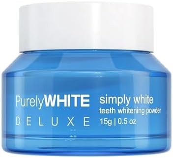 PurelyWHITE DELUXE, Whitening Powder – Removes Stains, No Sensitivity – Enamel-S