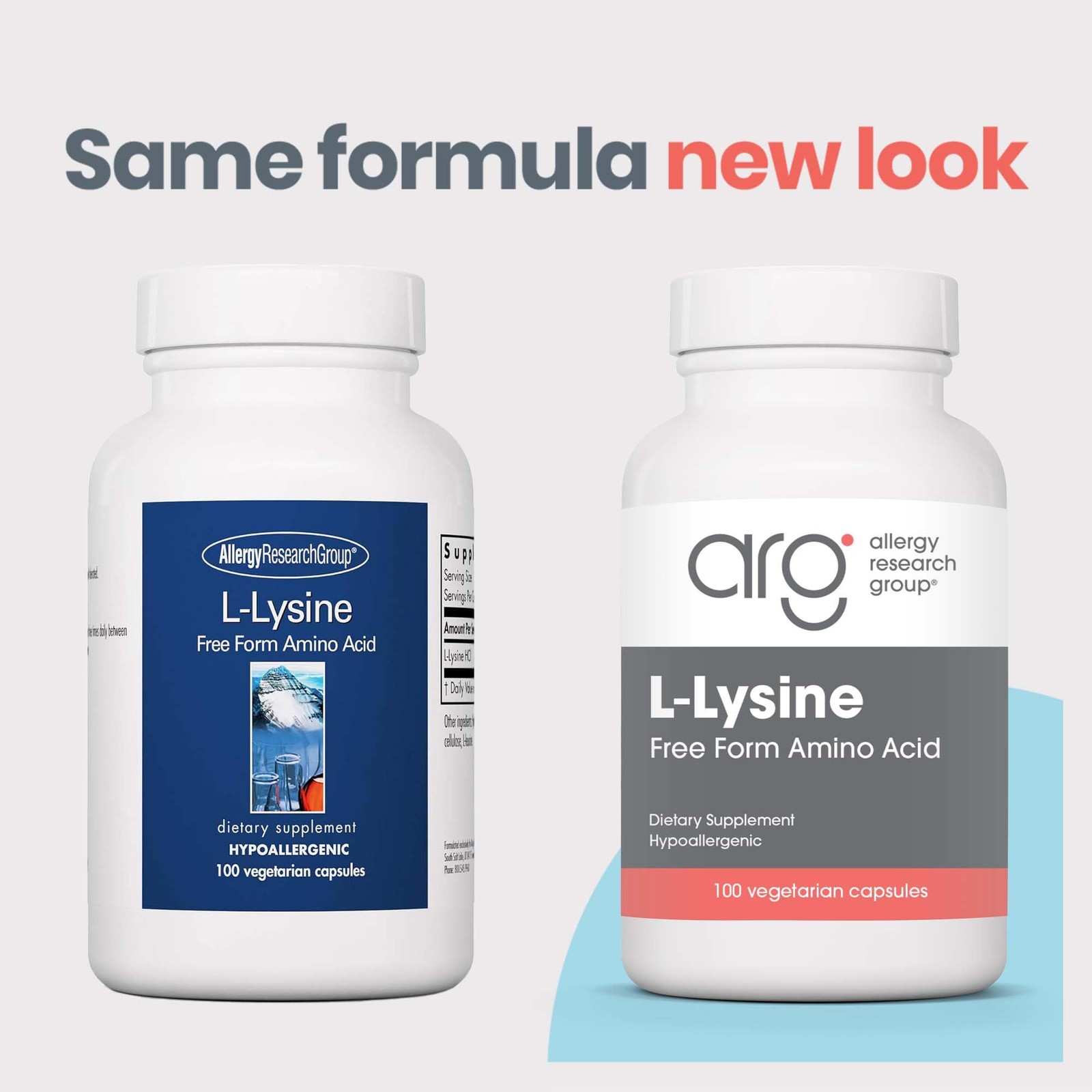 Allergy Research Group LLysine Delivers 500 mg FreeForm Amino Acid Supports…