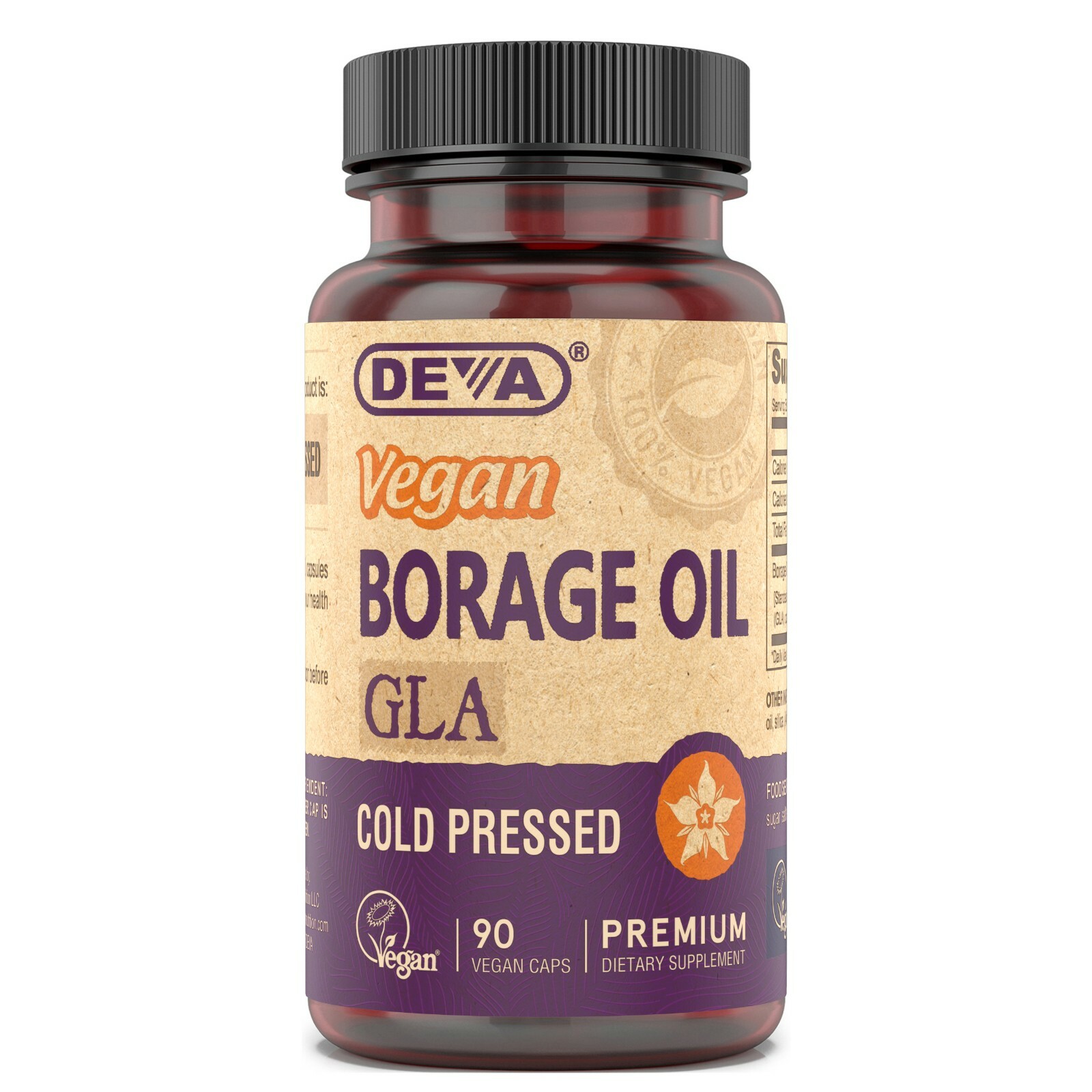 DEVA Vegan Borage Oil (Cold Pressed)