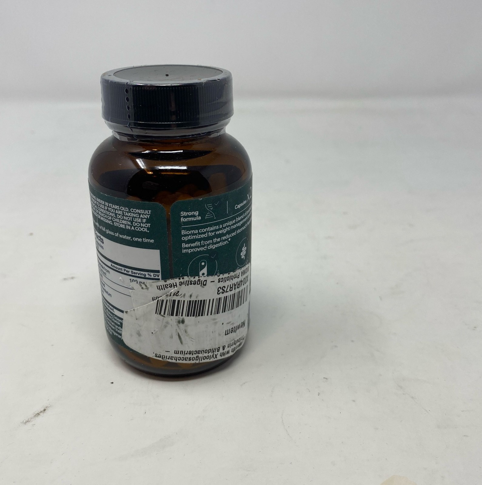 BIOMA Probiotics 60 Vegan Capsules (30-Day) – Amber Bottle, Delayed-Release