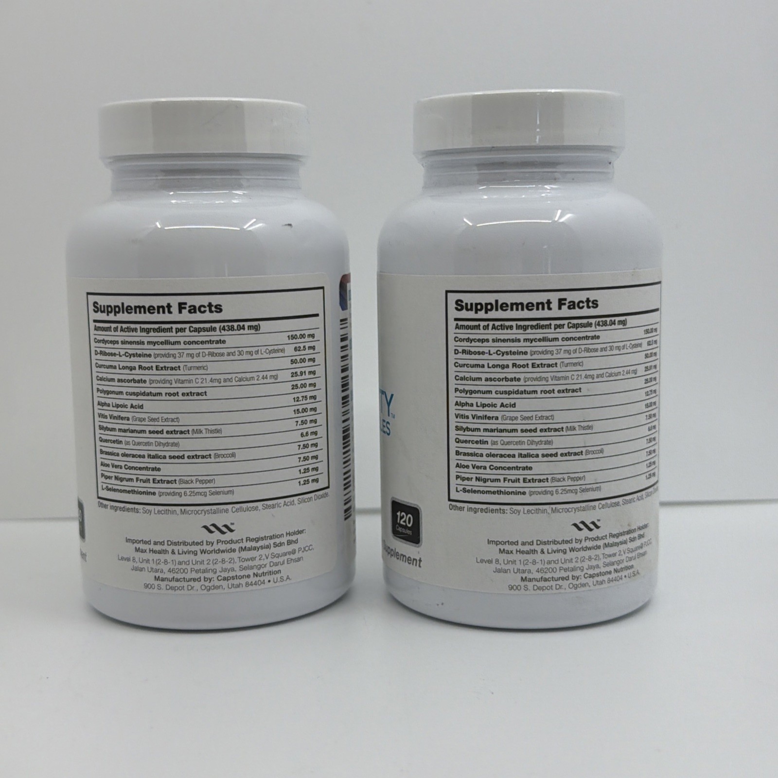 CellGevity Advanced Riboceine Technology 2 PACK 120 Capsules Per Bottle 10/2026