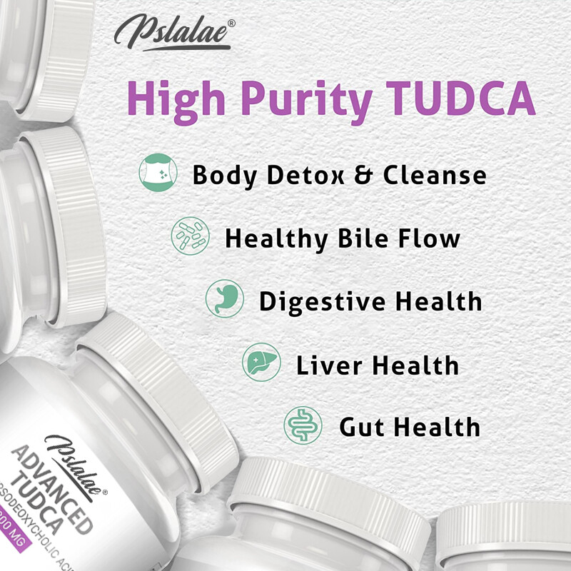 Advanced TUDCA 1200mg – Liver Detox Cleanse & Repair Formula, Enhance Immunity