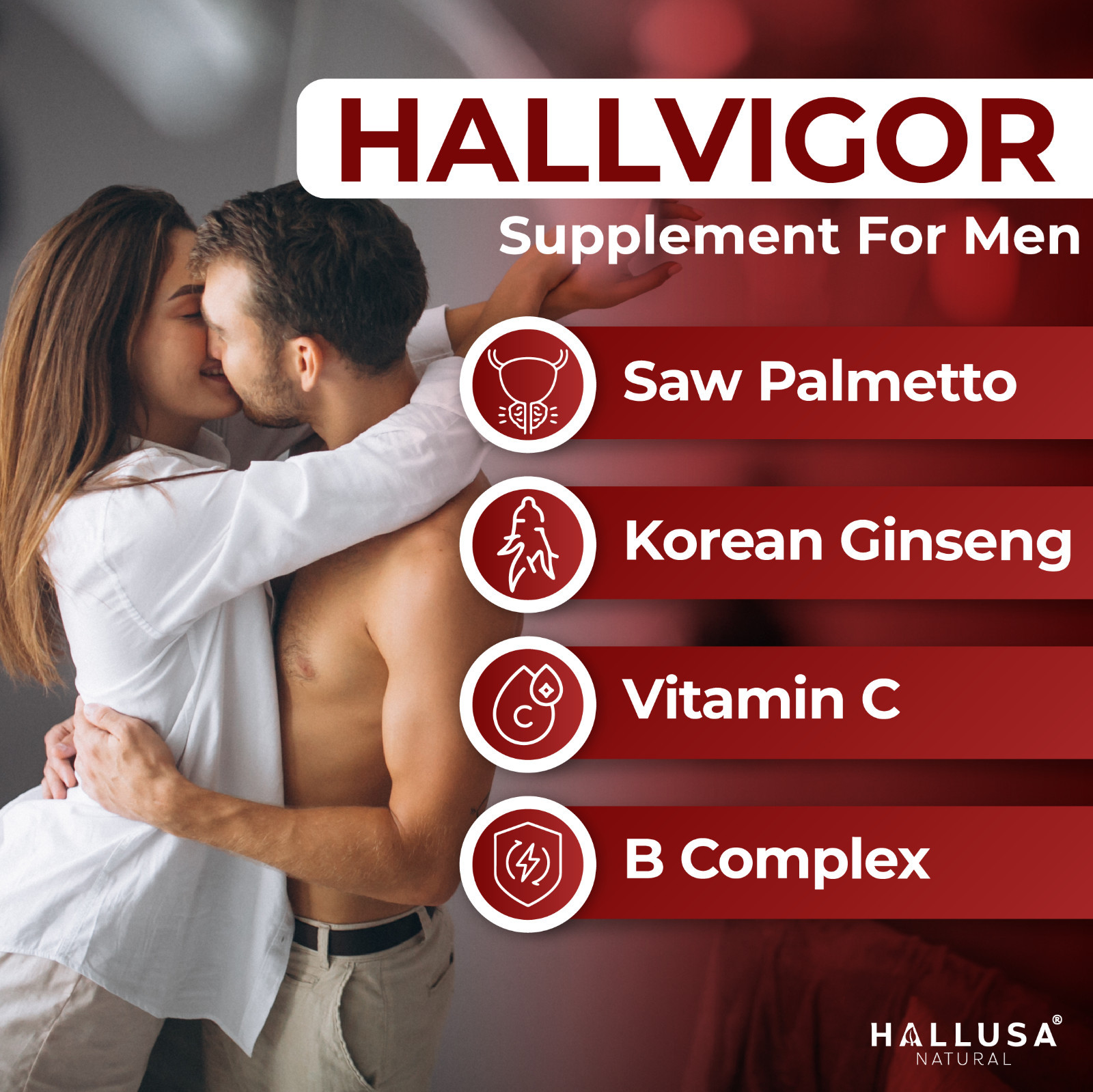 HALLPROST & HALLVIGOR – Complete Treatment for Men – Prostatic well-being 120Cap