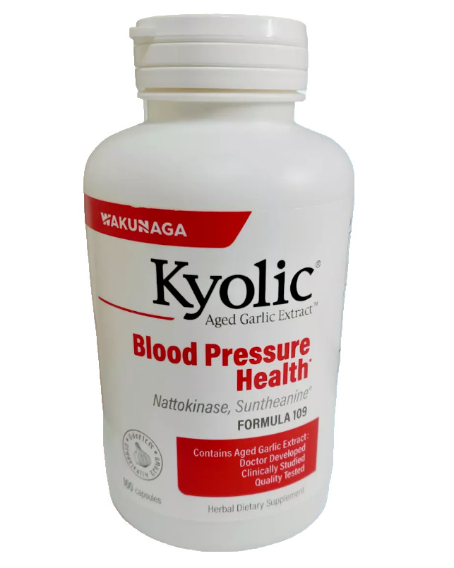 160 Caps KYOLIC Aged Garlic Extract BLOOD PRESSURE HEALTH Formula 109 ~ 6/2029