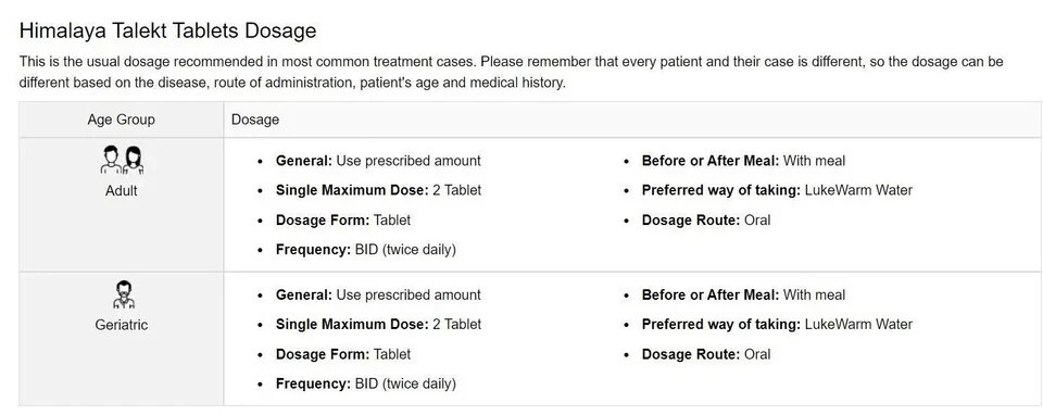 Himalaya TALEKT Tablet Pack of 5 x 60 For Skin health FREE SHIP 2028