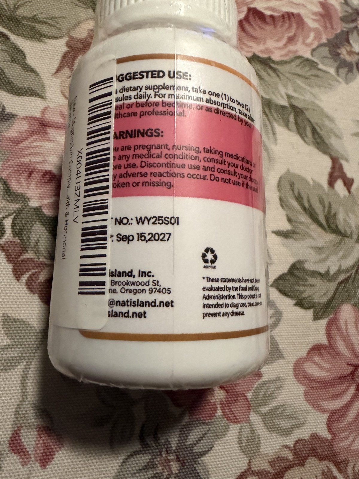 12 in 1 Magnesium Complex for Women – 1000mg Magnesium Complex with D3K2, B6