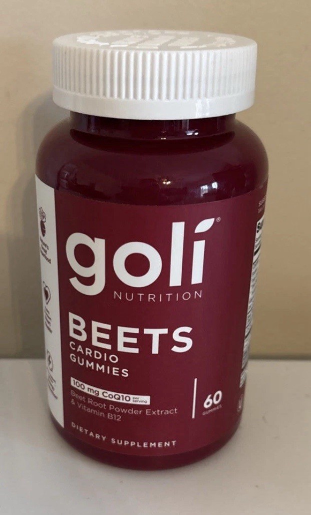 Goli Nutritional Supplement, Beets Cardio Gummy – 60 Count – 100mg CoQ10