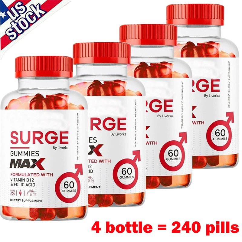 Vital Surge Male Gummies Maximum Strength Vital Surge Improved Formula 60-300PCS