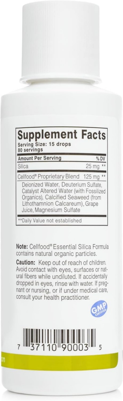 Gluten-Free Anti-Aging Silica Drops – 3 Bottles of 4 fl oz for Timeless Beauty