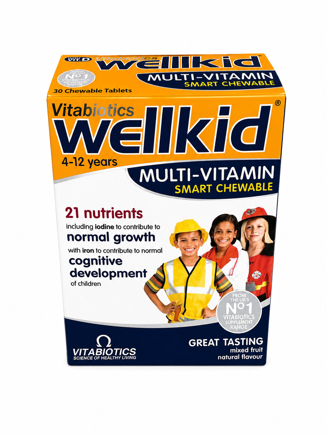 Vitabiotics Wellkid Multi-vitamins – 30 Chewable Tablets