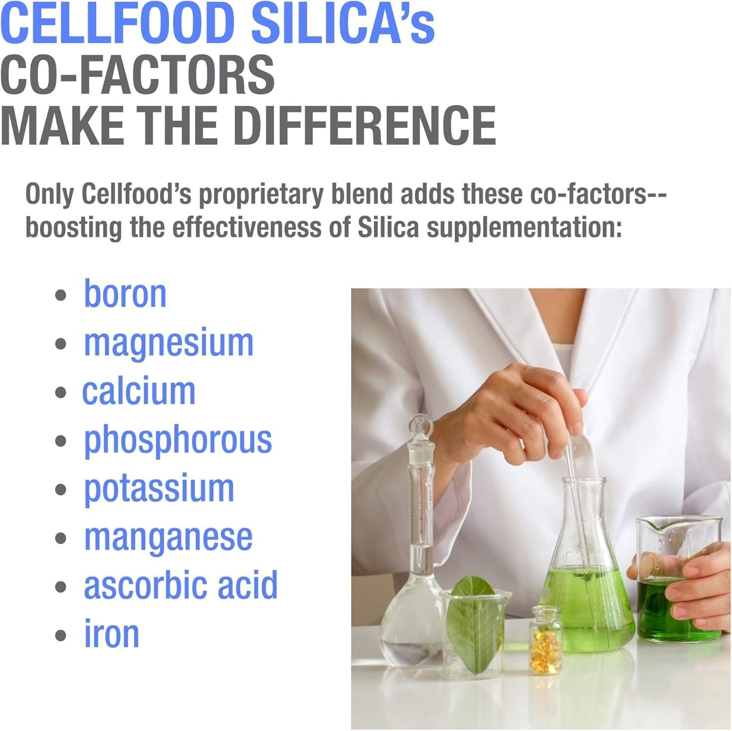 Anti-Aging Silica Liquid Supplement – 4 fl oz – Supports Bones, Joints, Hair, Sk
