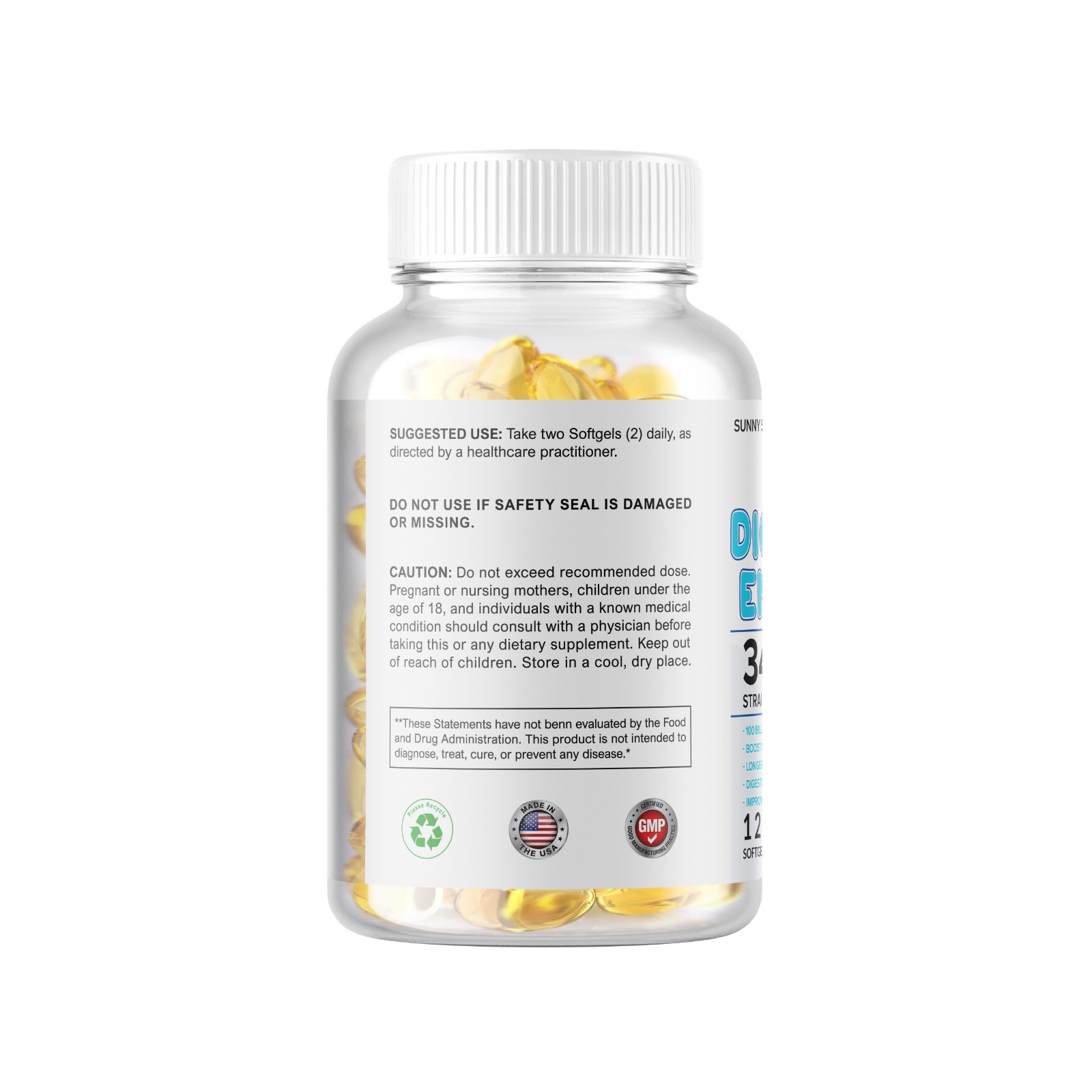 3 x ULTRA PROBIOTIC 100 Billion CFUs NOW ULTIMATE FLORA PRIMAL NATURAL 360 Soft