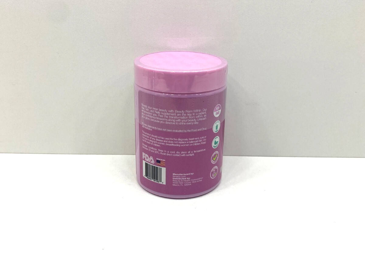 NEW Ziva Beauty From Within Hair Skin Nails Gummies Supplement SEALED 12/2027