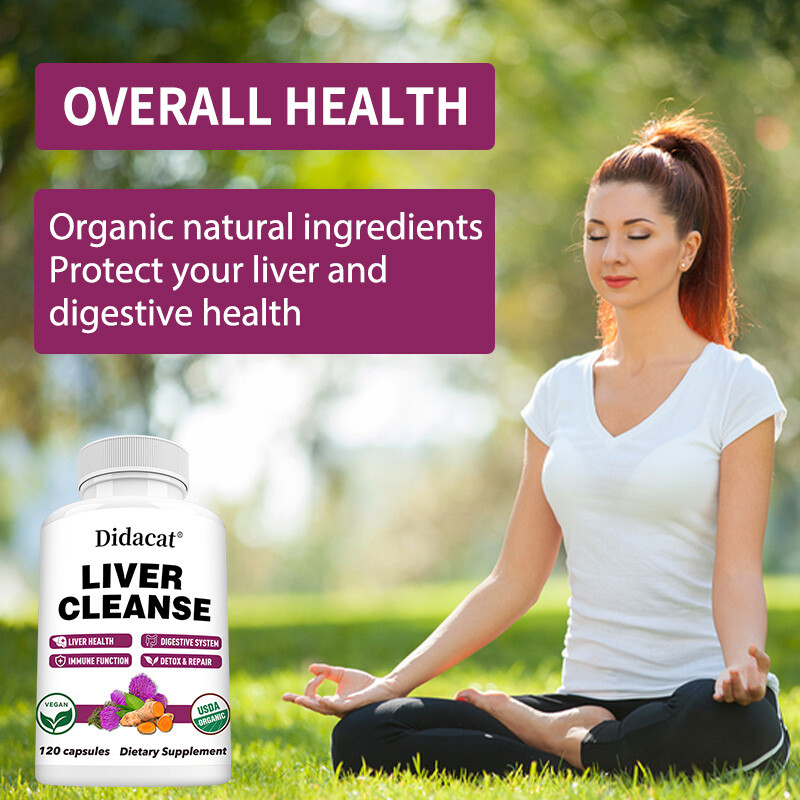 Milk Thistle (Silymarin) Extract liver cleanser liver detox repair capsules