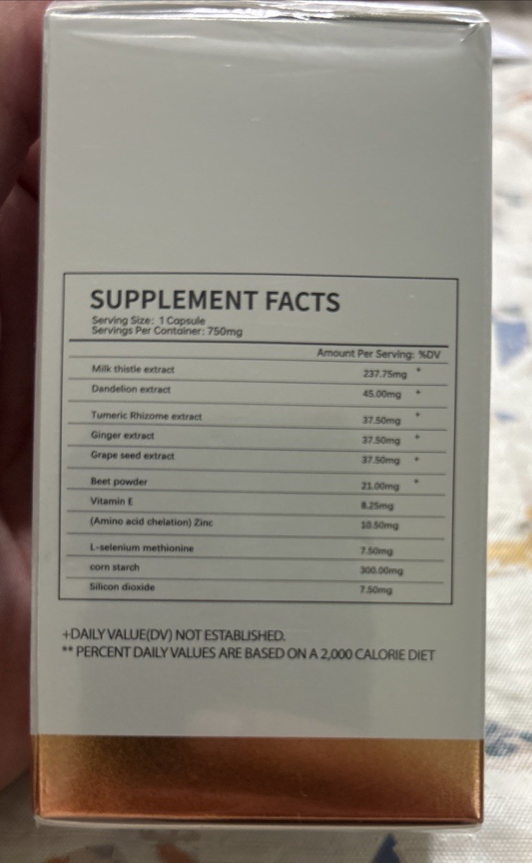 ESUNM Liver Support with Milk Thistle – 90 Capsules (45-Day Supply) – Cleanse