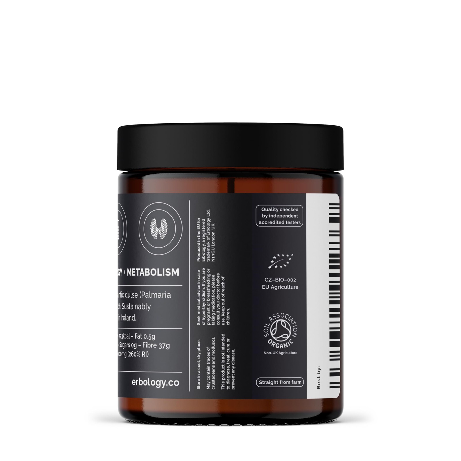 Organic Atlantic Dulse Powder 3.2 oz – 90 Servings – Sustainably Sourced in I…