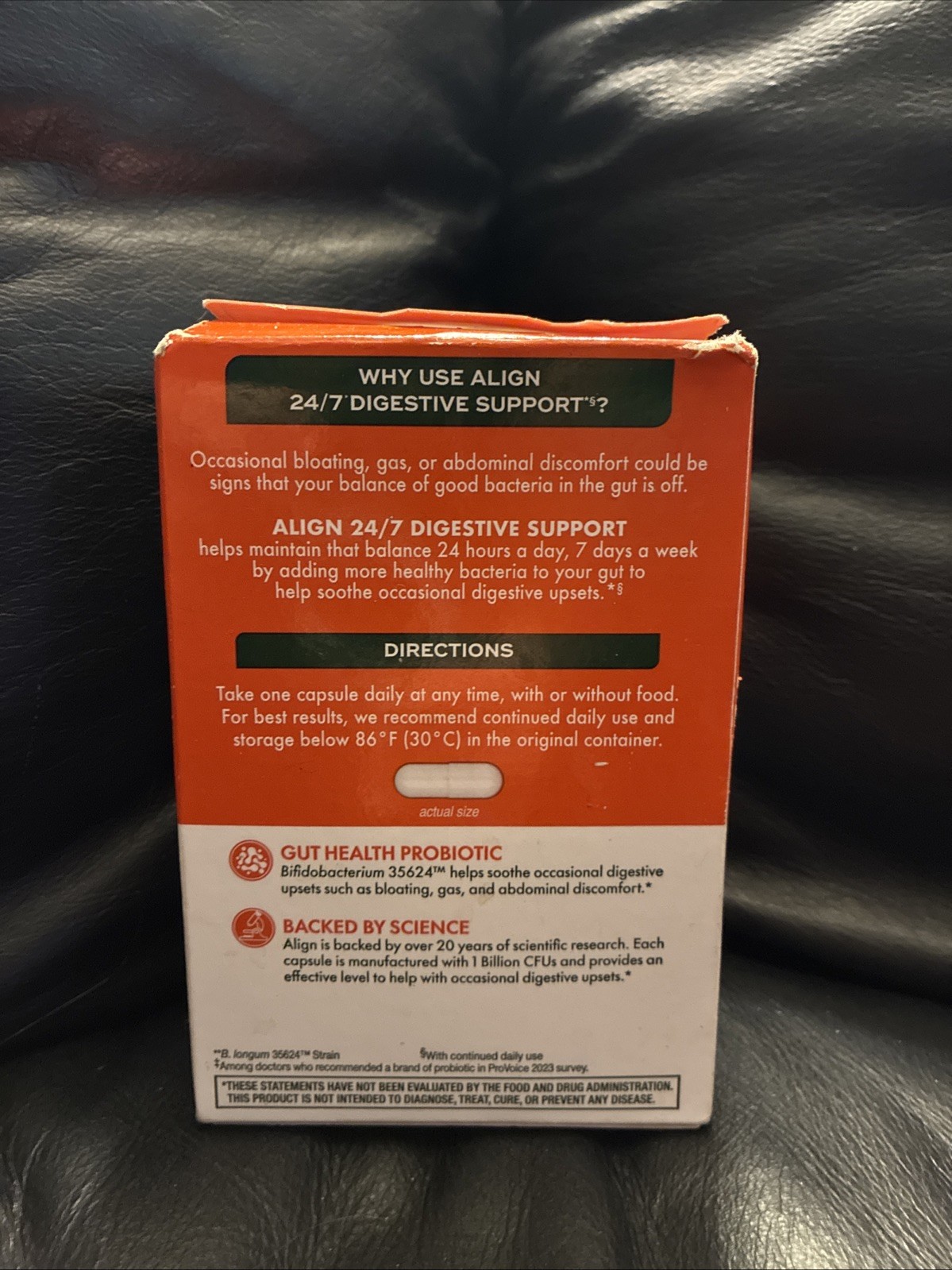 New Align Probiotic Supplement Capsule – 49 Count Exp: 12/2028