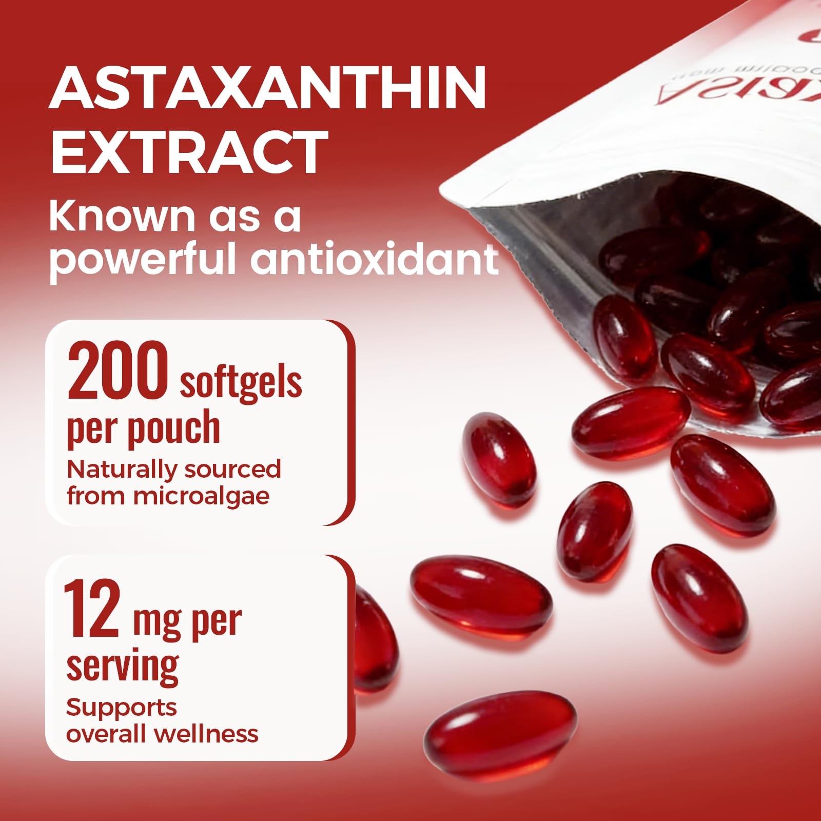 Regpem Rovina Astaxanthin 12mg, Revella 12.5 Pound (Pack of 1)