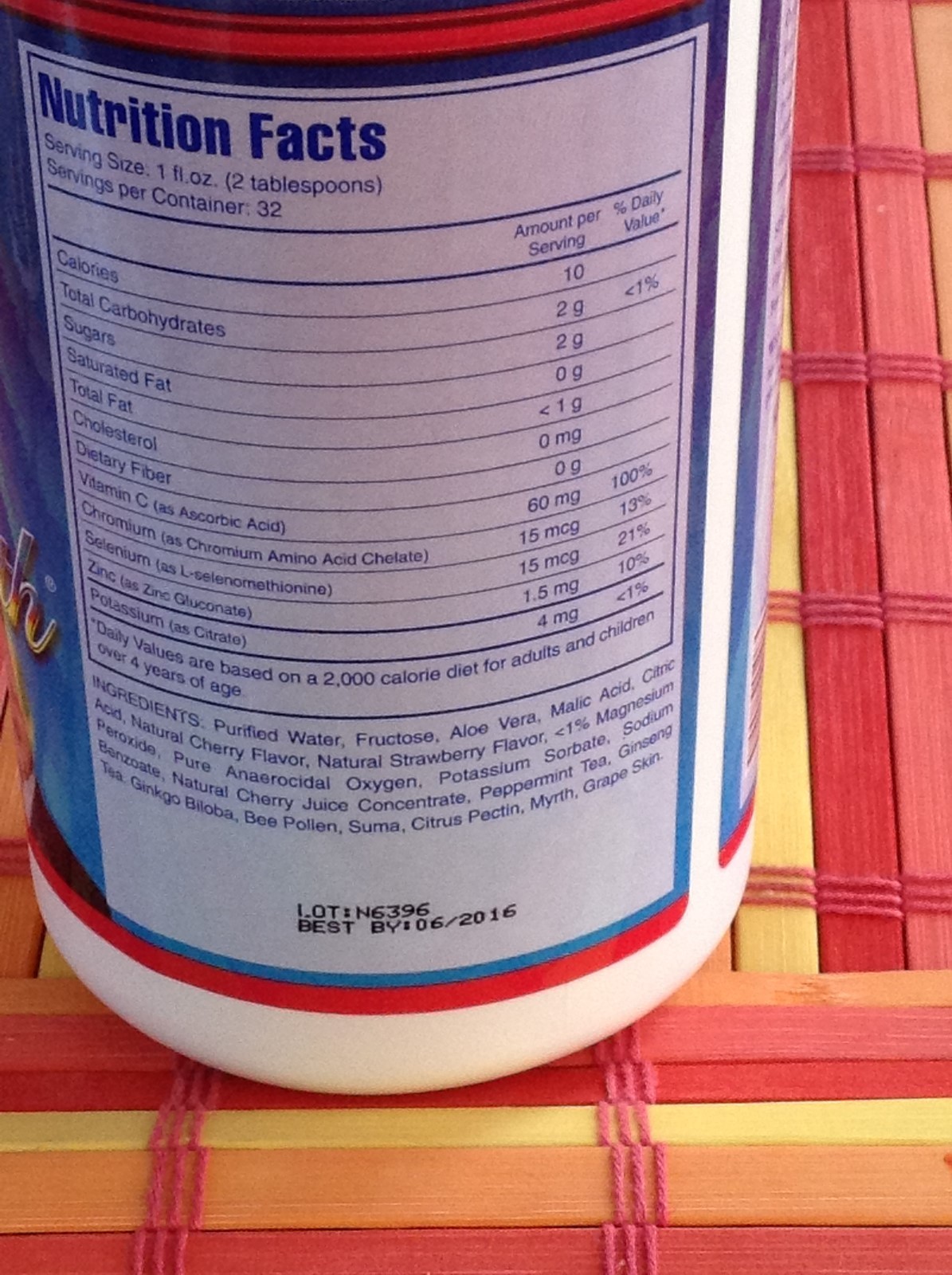 Youngevity Plan1x Oxybody Cherry Berry 32 fl oz 4 Pack Dr Wallach Free Shipping