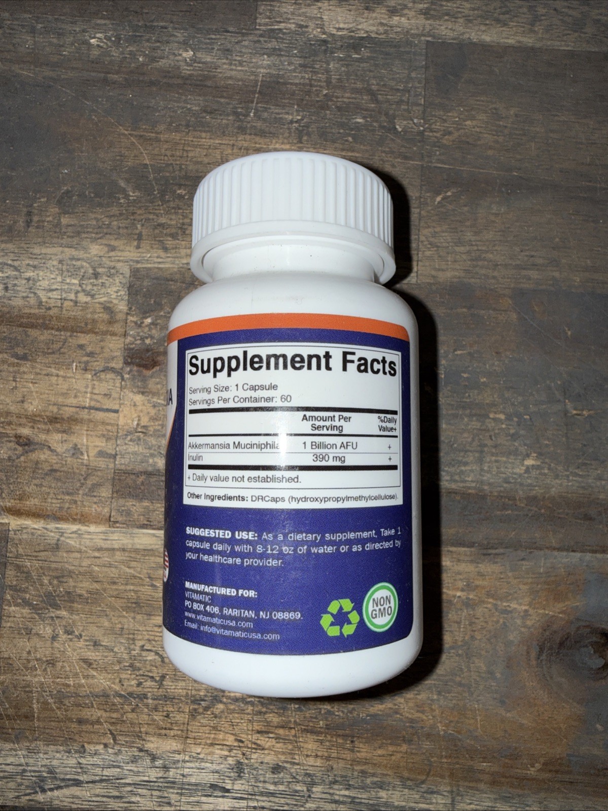 Vitamatic Akkermansia Muciniphila G… – 60 DR Capsules (Delayed Released) 07/27