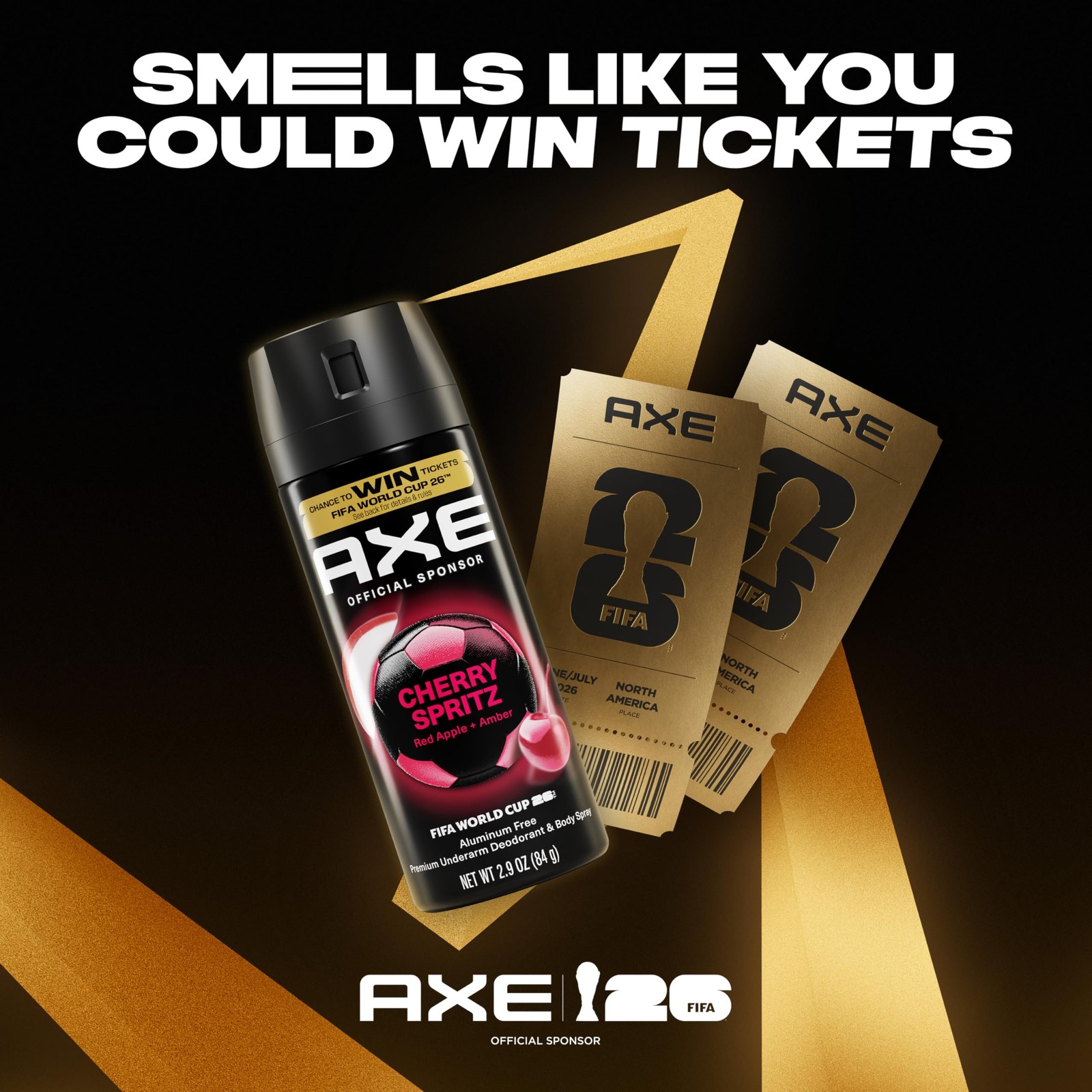 AXE Fine Fragrance Collection Body Spray Cherry Spritz 2.9 Ounce (Pack of 1)