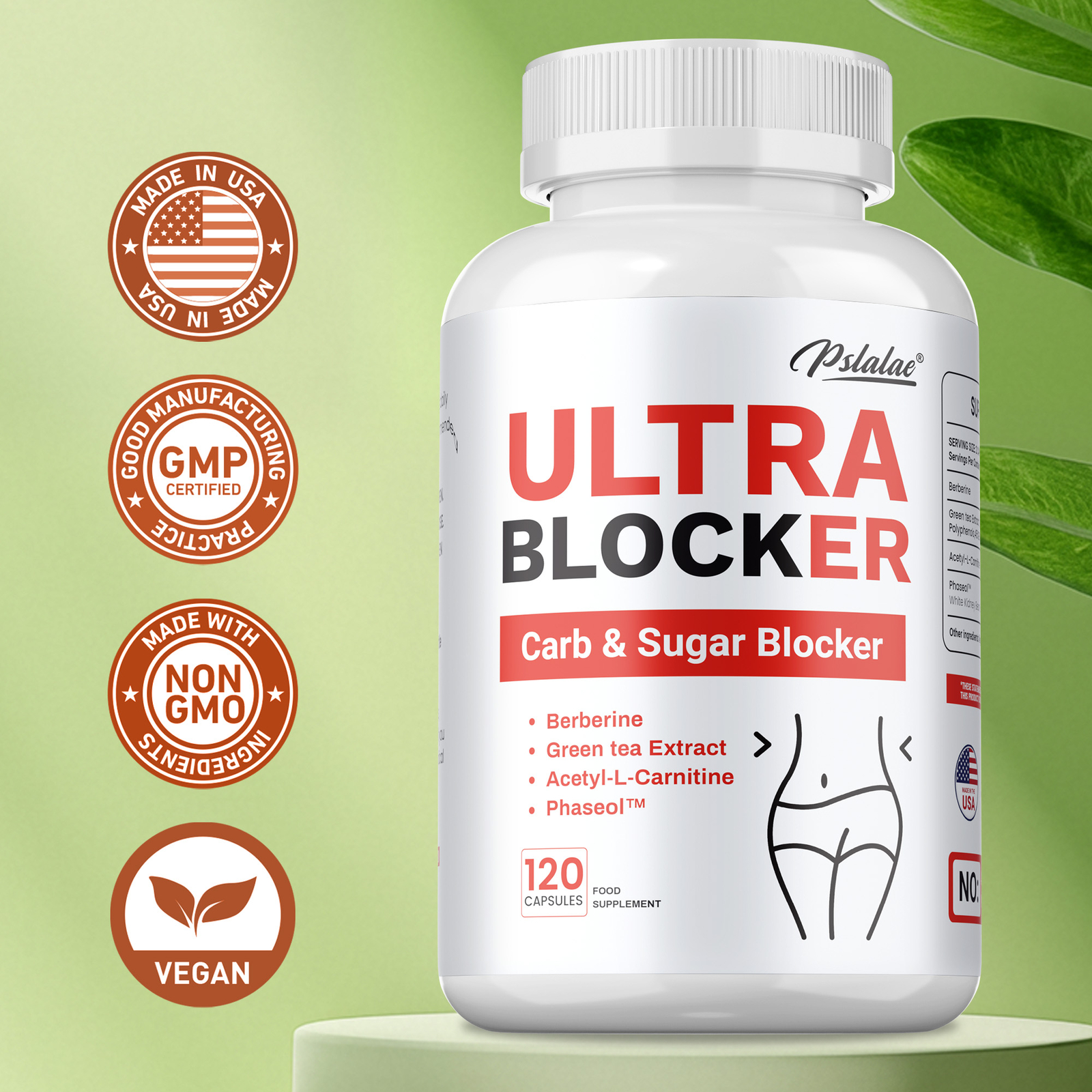 Ultra Blocker Carb & Sugar Blocker – Promote Digestion, Weight Loss, Metabolism