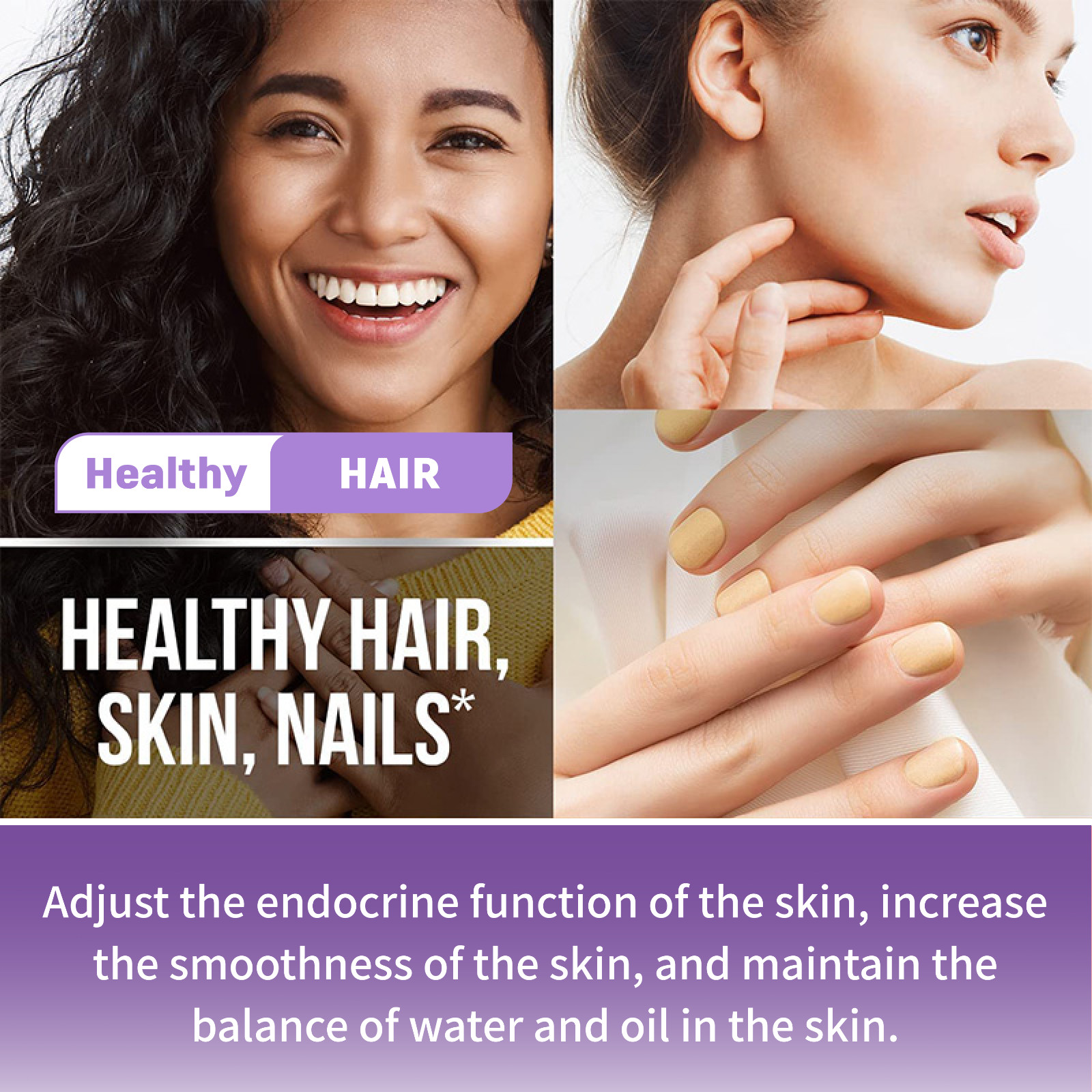 Biotin Collagen Vitamin Gummies for Hair Skin & Nails | Gluten Free | 02/07/2027