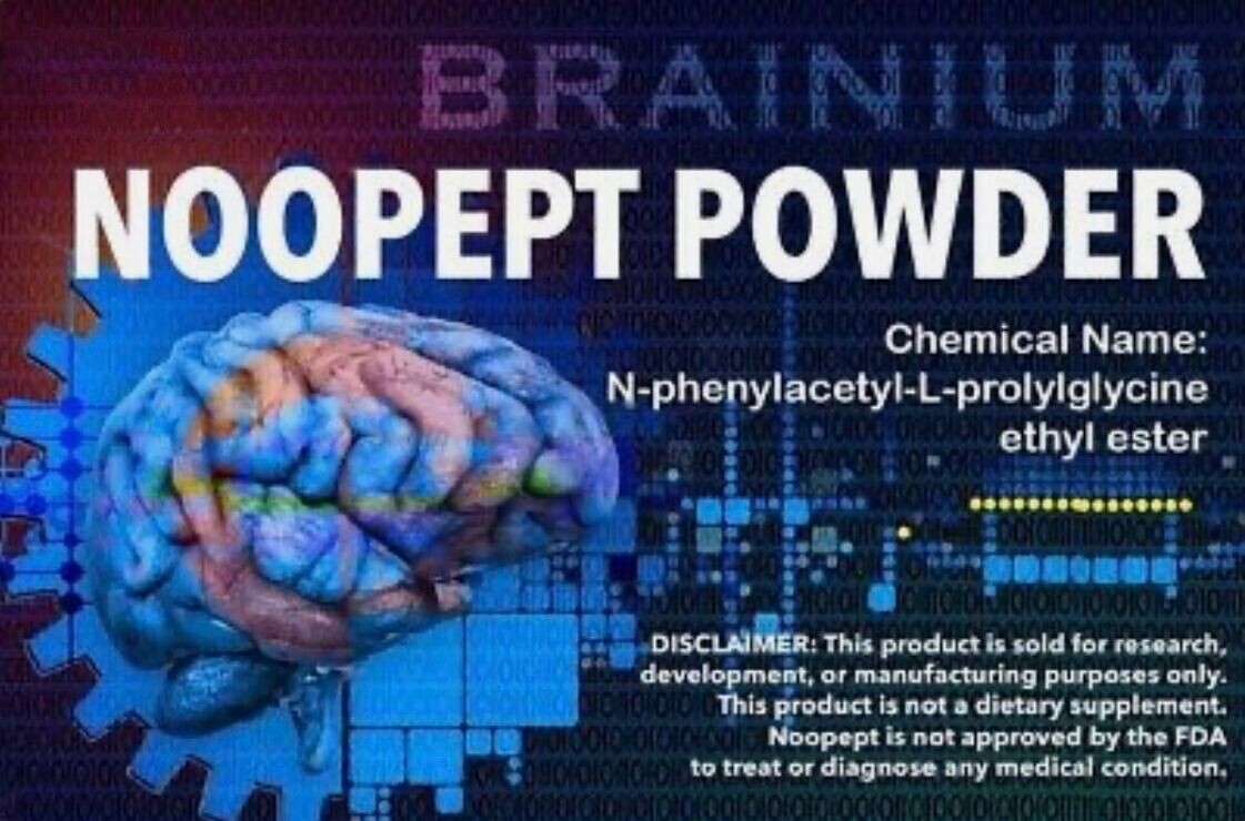 BRAINIUM – Noopept – 10g – Over 99% Purity – Cognitive Booster / Mood Enhancer