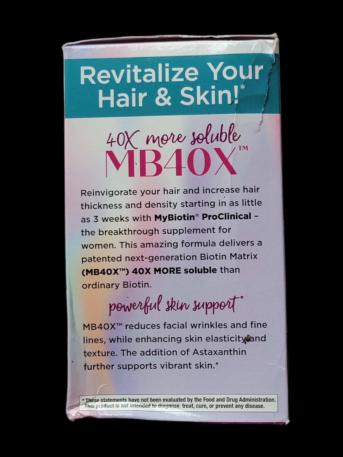 2X Purity Products My Biotin ProClinical MyBiotin Thicker Hair 30 Capsule 12/27+