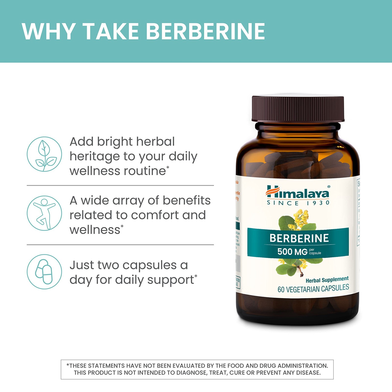 10/27 Himalaya Berberine – Herbal Supplement for Supporting Normal Metabolism, I