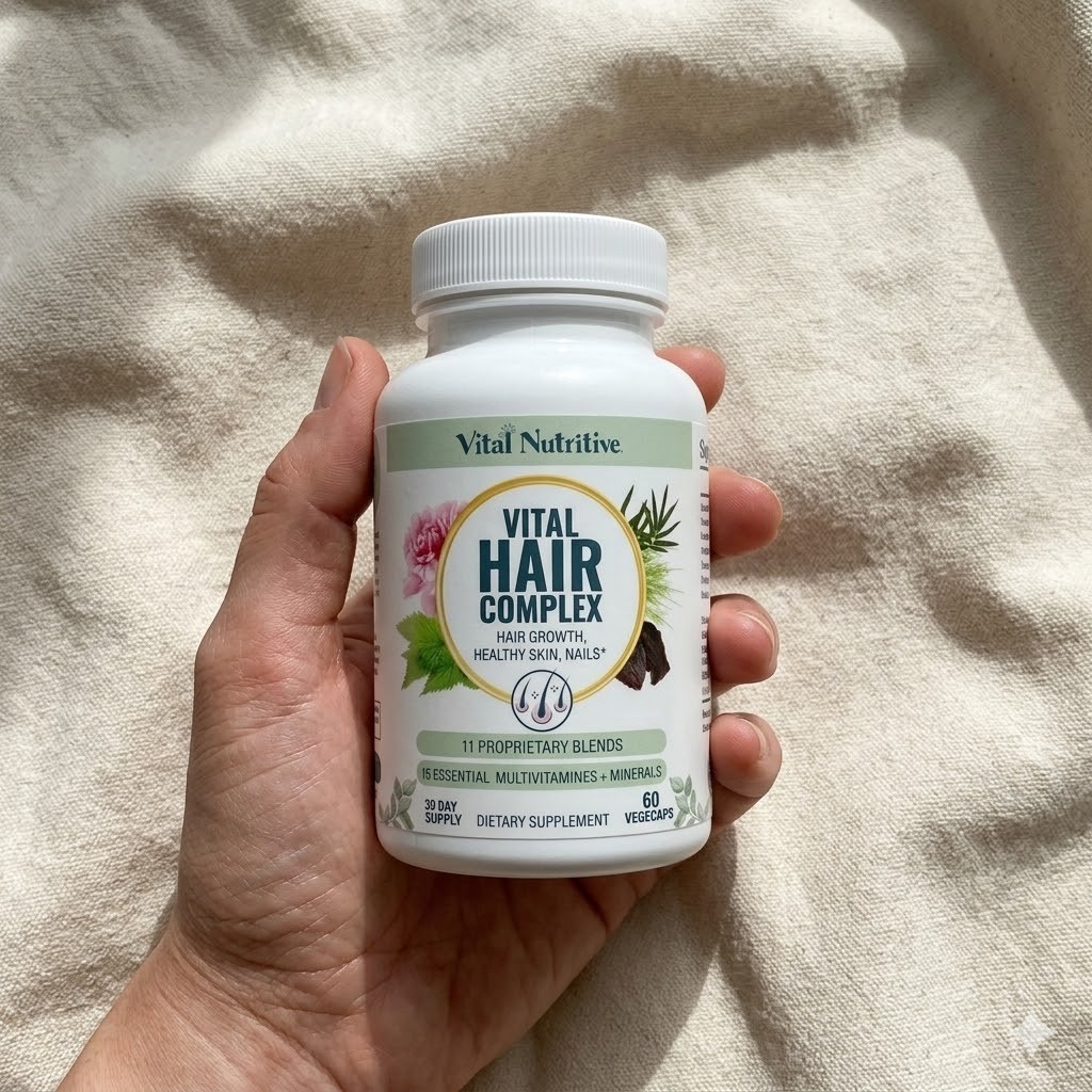 Vital Hair Complex Growth Supplement – 60 Tablets – Men & Women